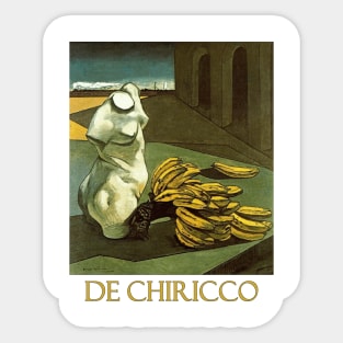 The Uncertainty of the Poet by Giorgio de Chirico Sticker